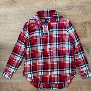 $3/15 GAP Plaid Button Down flannel
